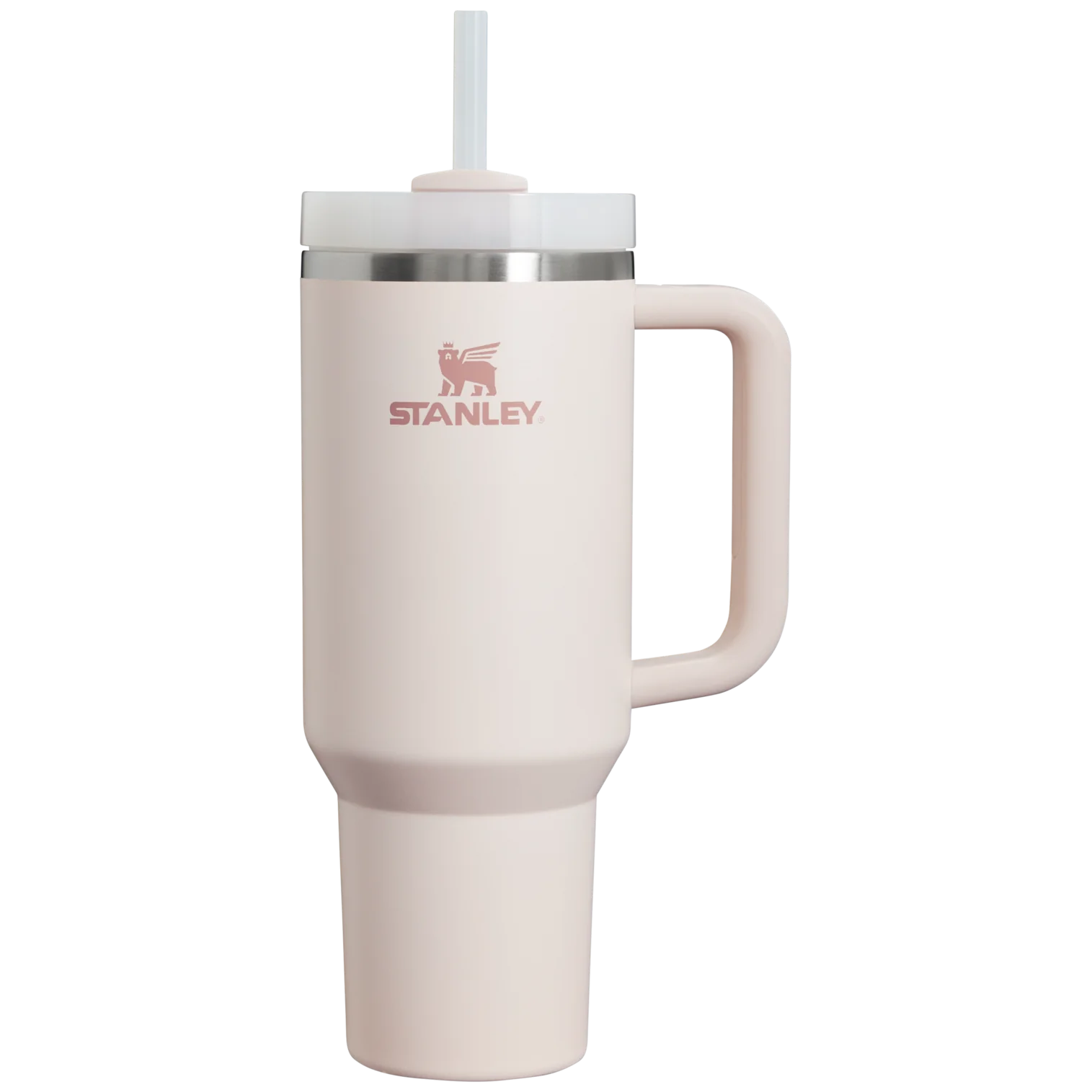 Stanley Quencher H2.0 Tumbler with Handle & Straw in Rose Quartz