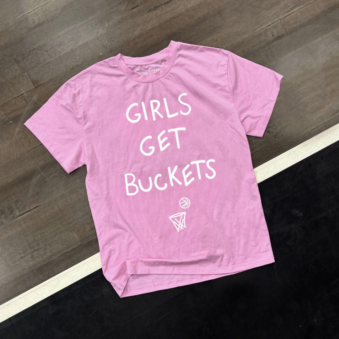 Girls Get Buckets Pink T-Shirt