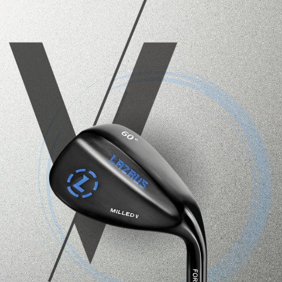 Lazrus Milled V Wedges Set or Individual (52°, 56° & 60°)