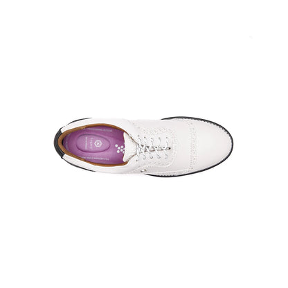Legacy Hope Spikeless Golf Shoes White Navy Blue