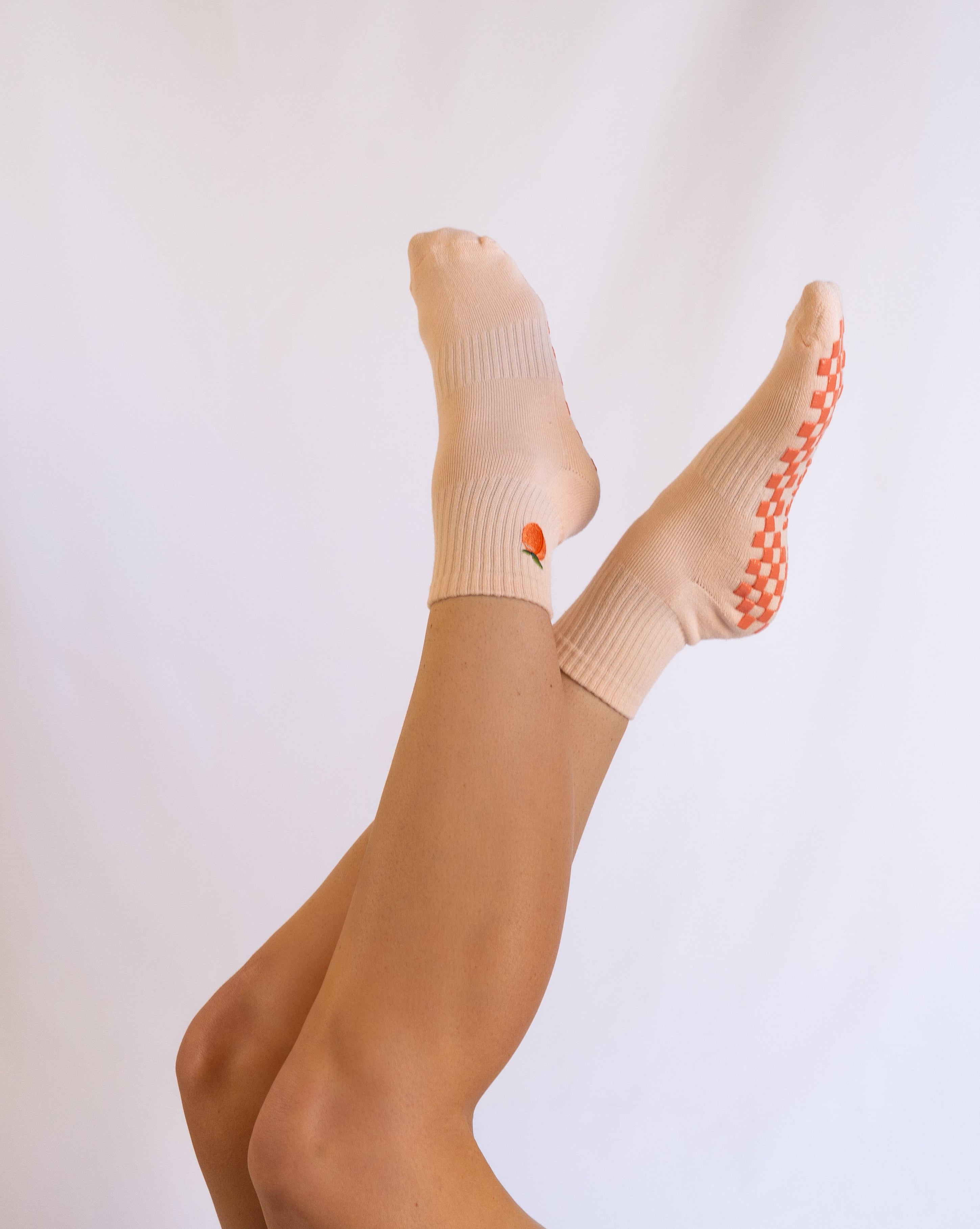 The Just Peachy Grip Sock