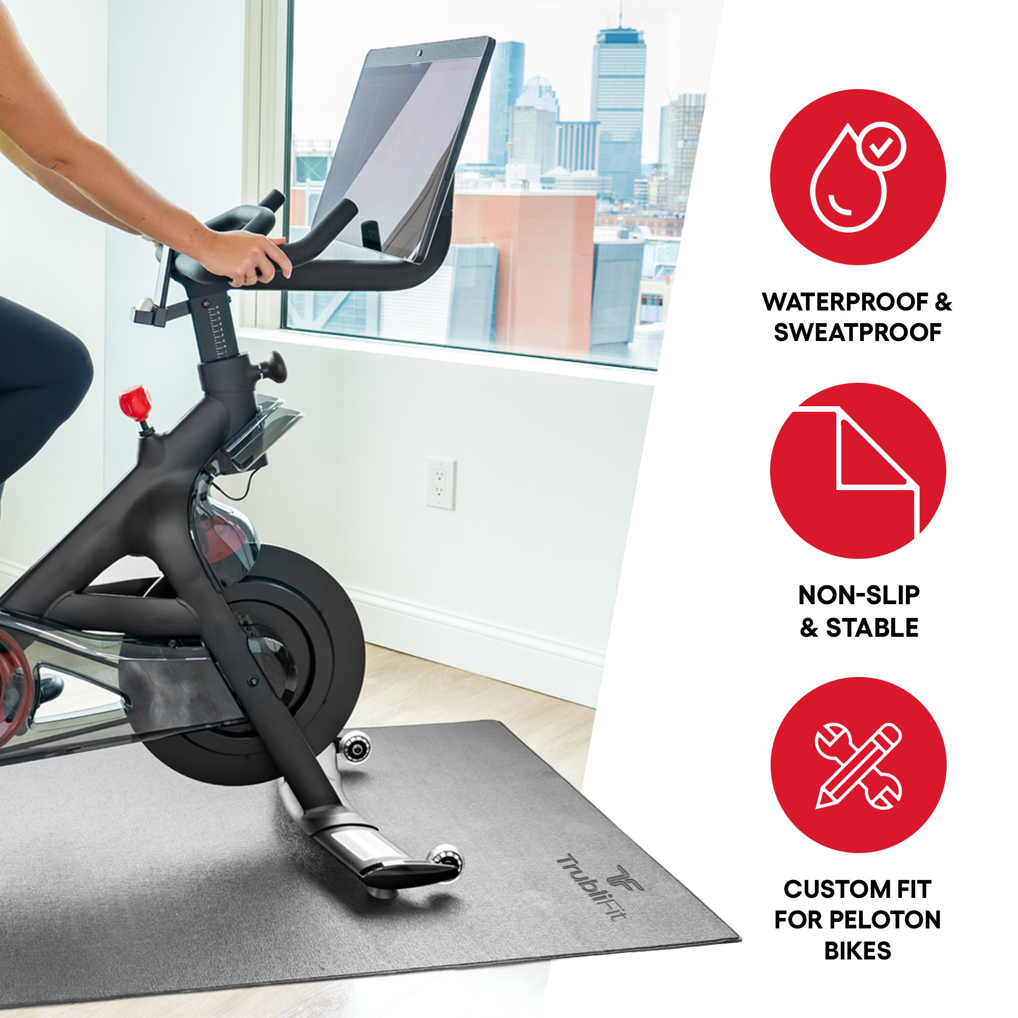 Bike Mat for the Peloton Bike and Peloton Bike+