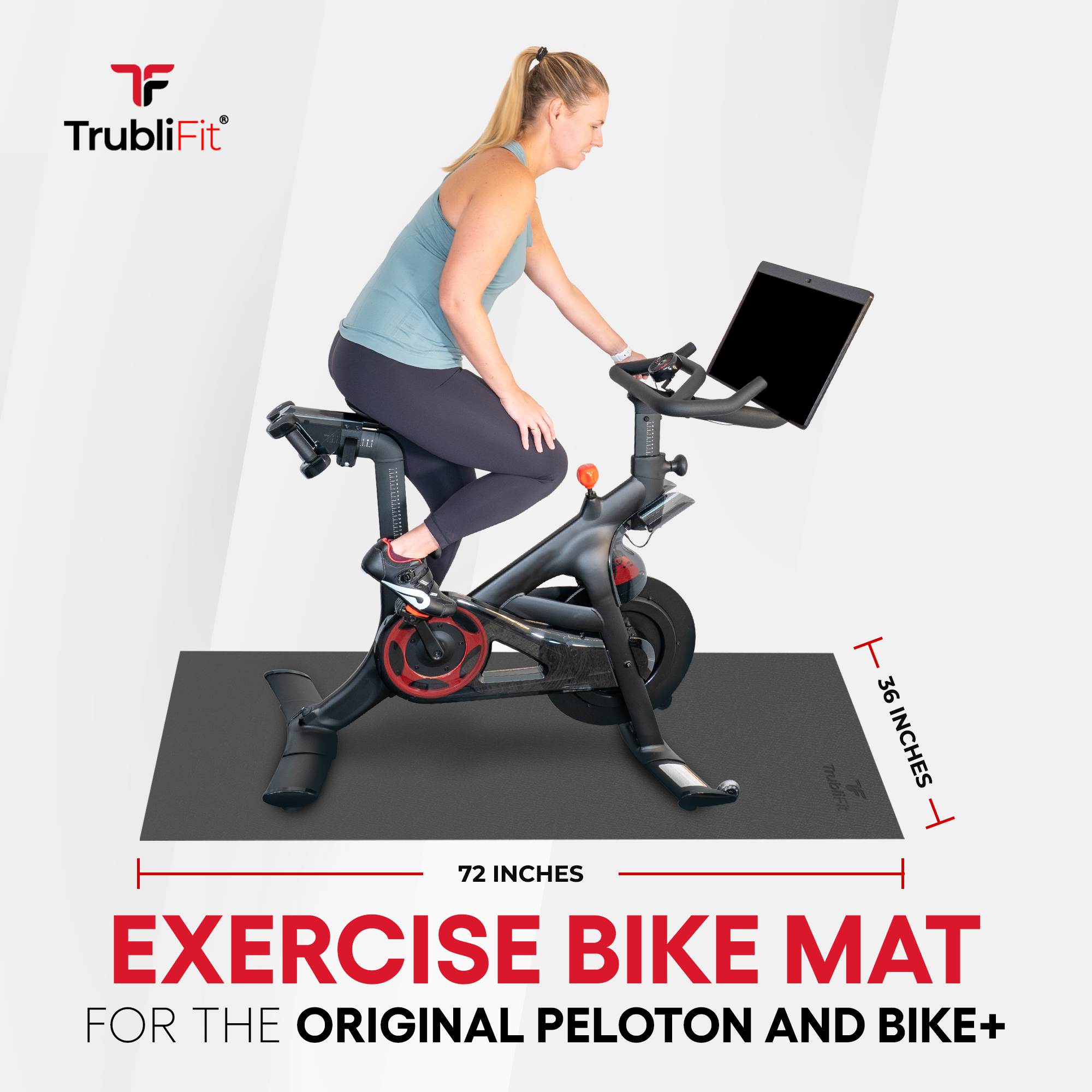 Bike Mat for the Peloton Bike and Peloton Bike+