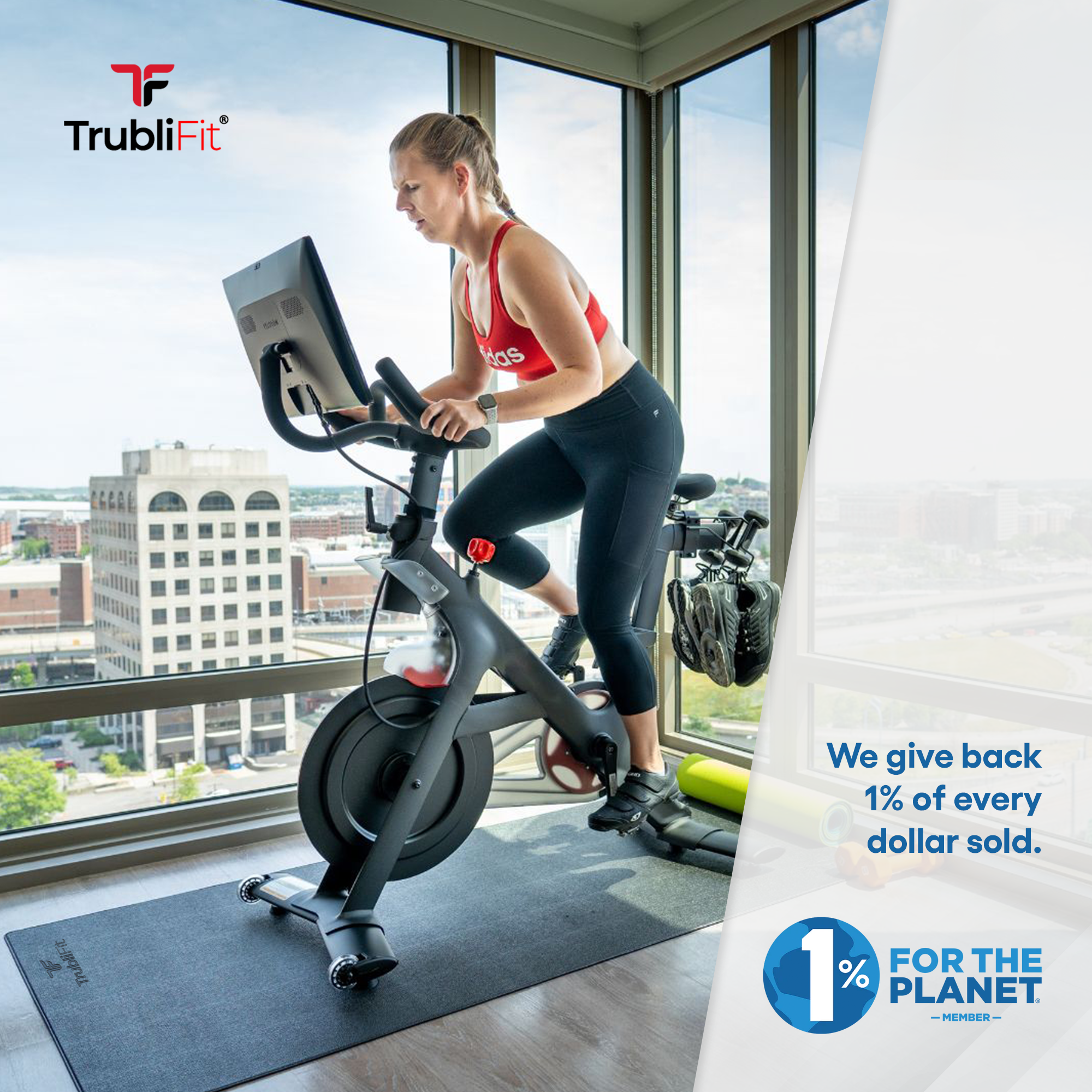 Bike Mat for the Peloton Bike and Peloton Bike+