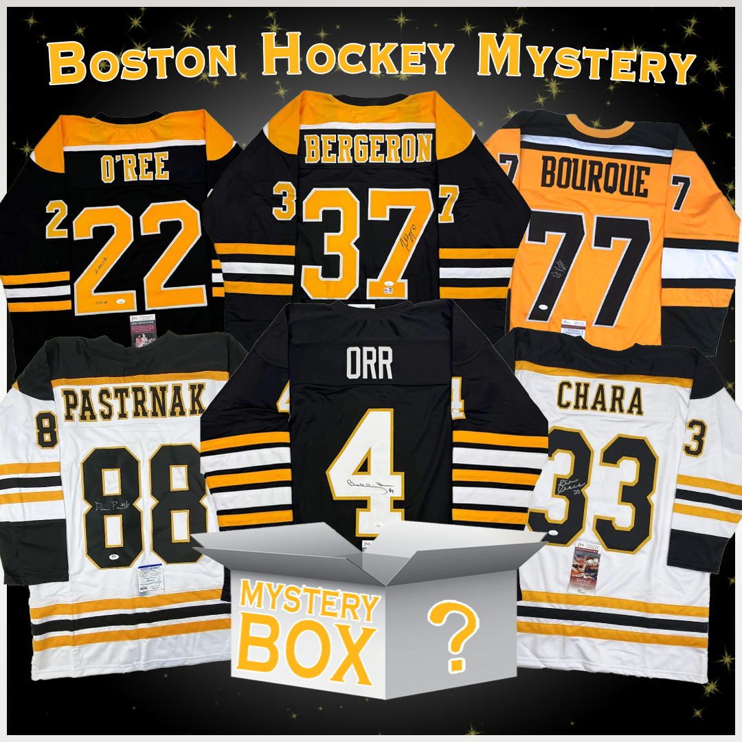 Autographed Boston Hockey Jersey Mystery Box