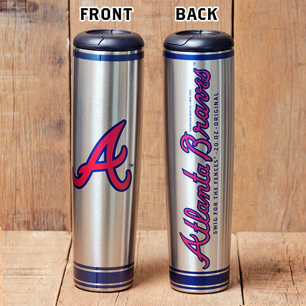 Atlanta Braves "A" Dugout Mug® | Stainless Steel Baseball Bat Mug