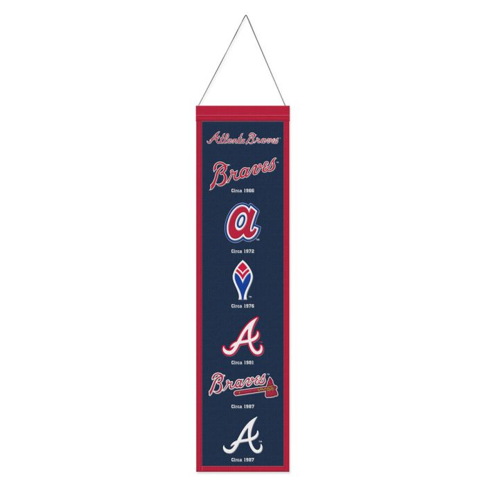 Atlanta Braves 8" x 32" Wool Banner