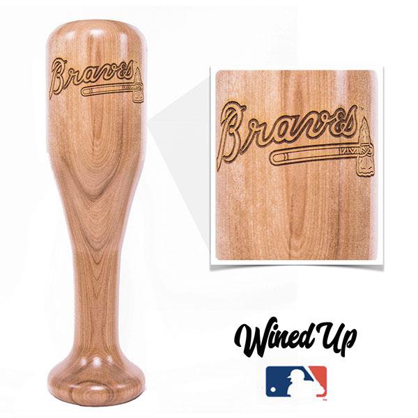 Atlanta Braves Wined Up® | Baseball Bat Wine Mug Collective