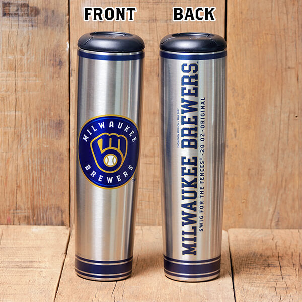 Milwaukee Brewers Dugout Mug® | Stainless Steel Baseball Bat Mug