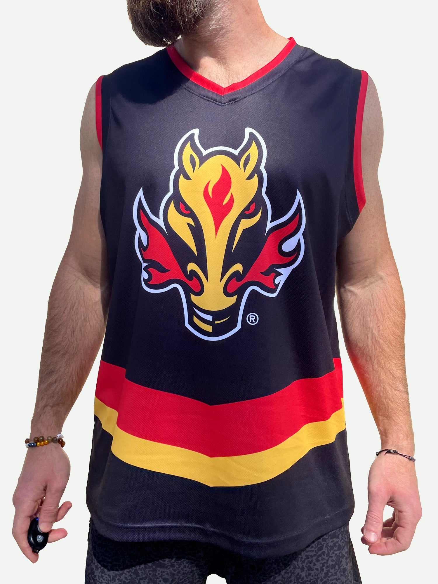 Calgary Flames "Blasty" Retro Alternate Hockey Tank
