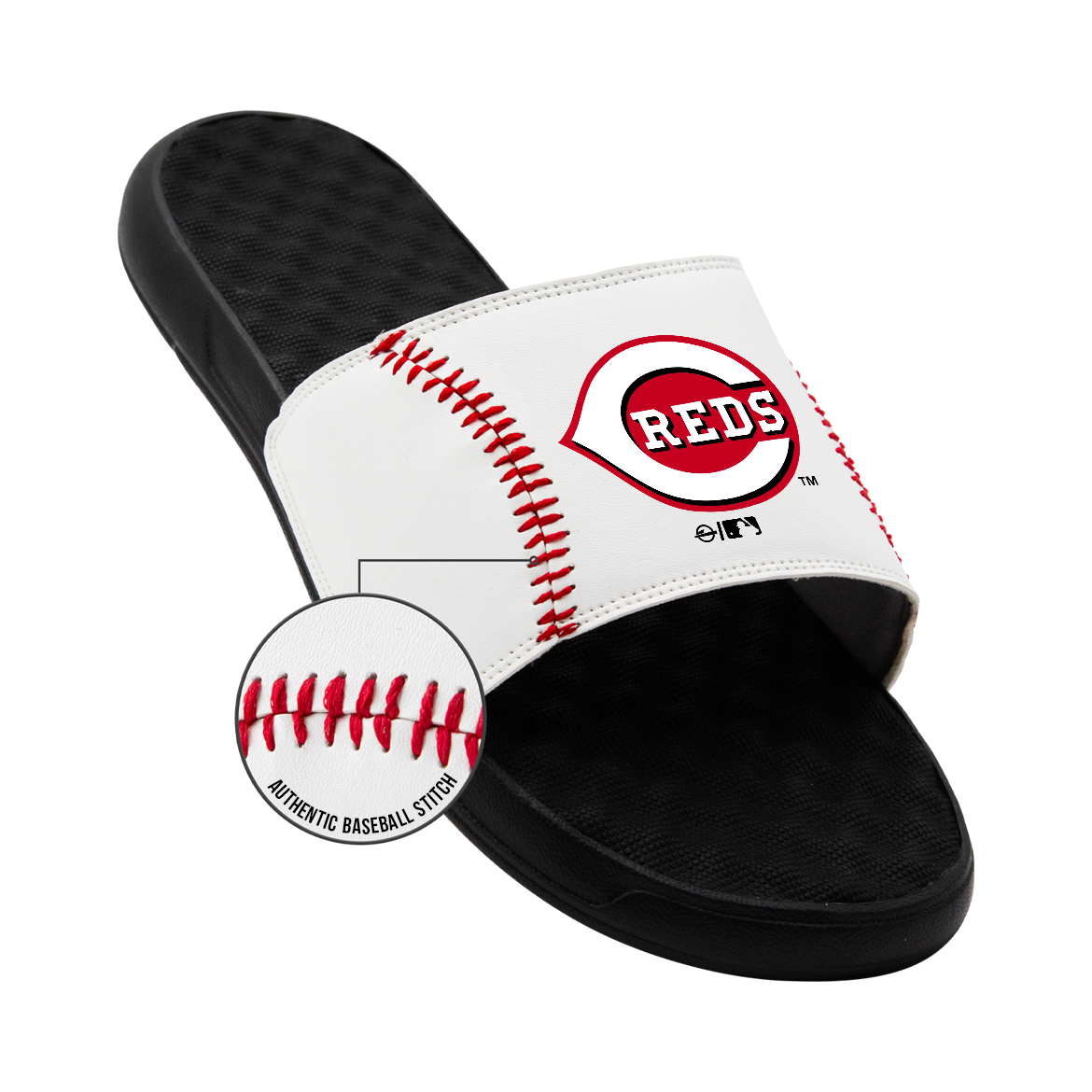 Cincinnati Reds Baseball Stitch Slides