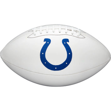 Indianapolis Colts Embroidered Logo Autograph Edition Football