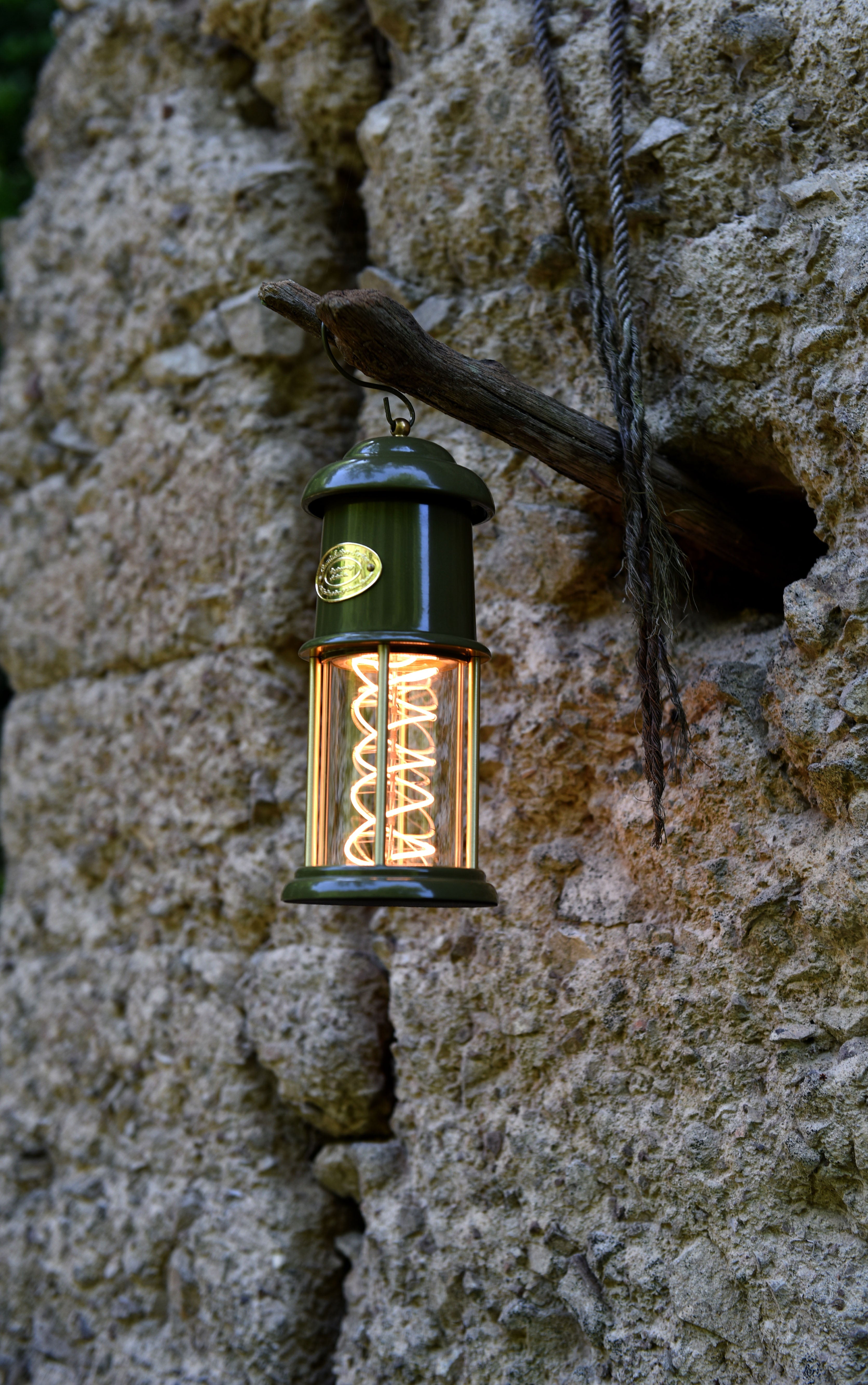 Meteor Green color camping Lantern by Peterson Housewares & Artwares