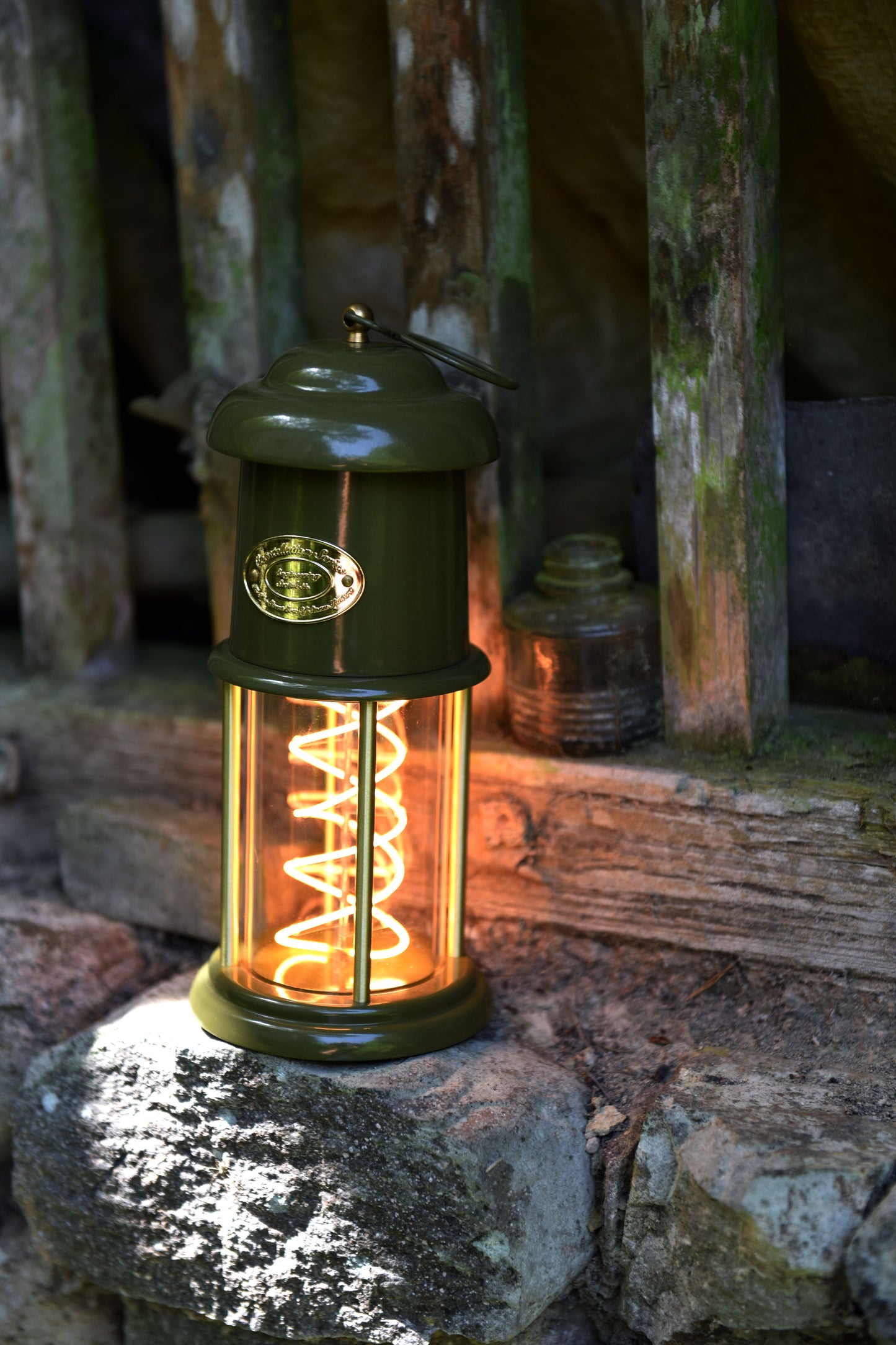 Meteor Green color camping Lantern by Peterson Housewares & Artwares