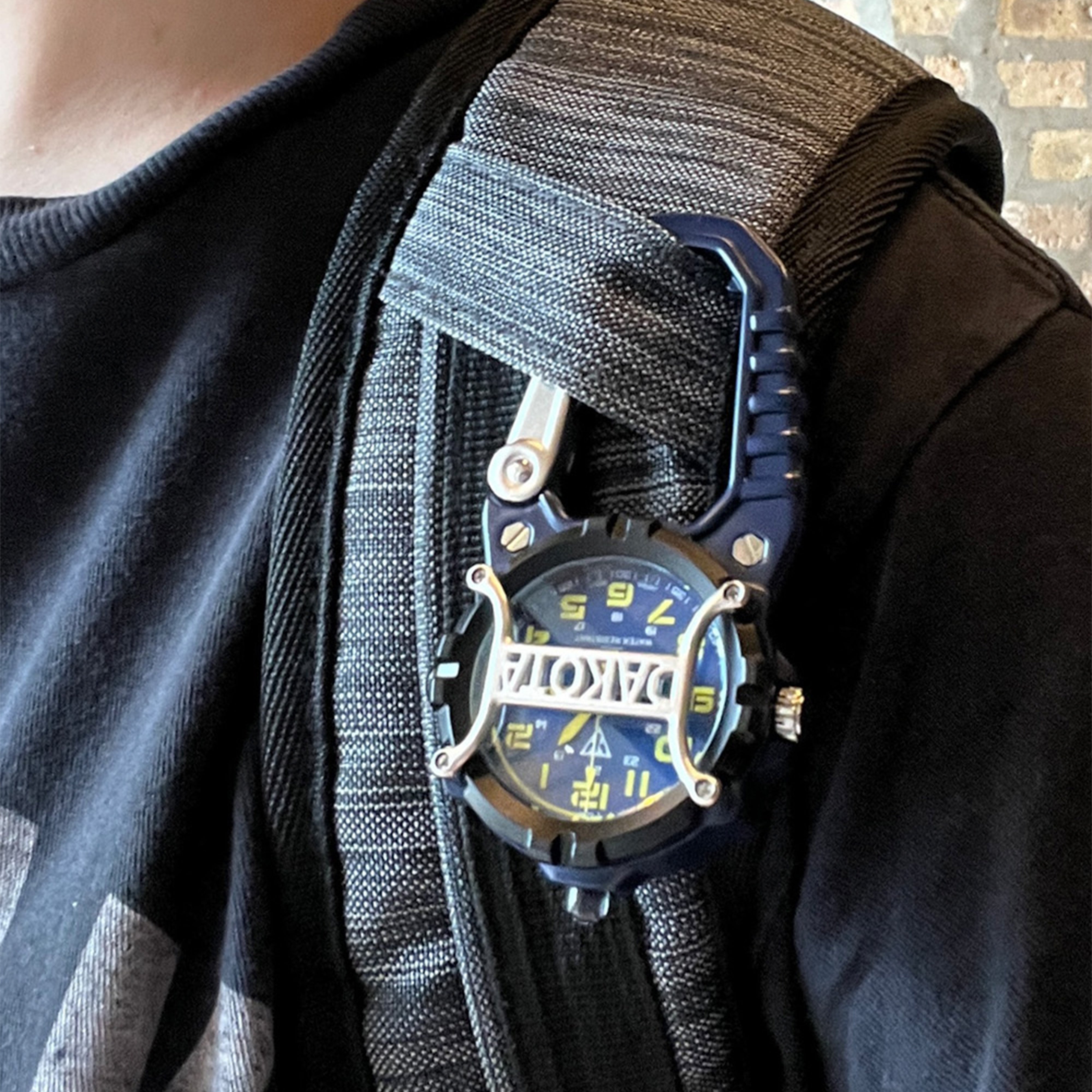 Analog Cage Military Army Clip Watch