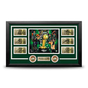 Autographed Boston Celtics 2024 NBA Champions 8" x 10" Framed Basketball Collage Photo