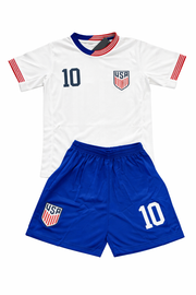 Christian Pulisic Usa Kids Soccer Jersey Set Football Youth Toddler