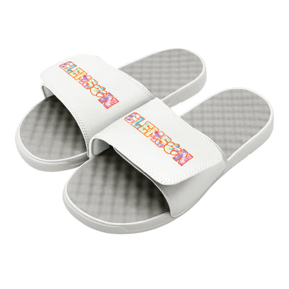 Clemson Tie Dye Slides