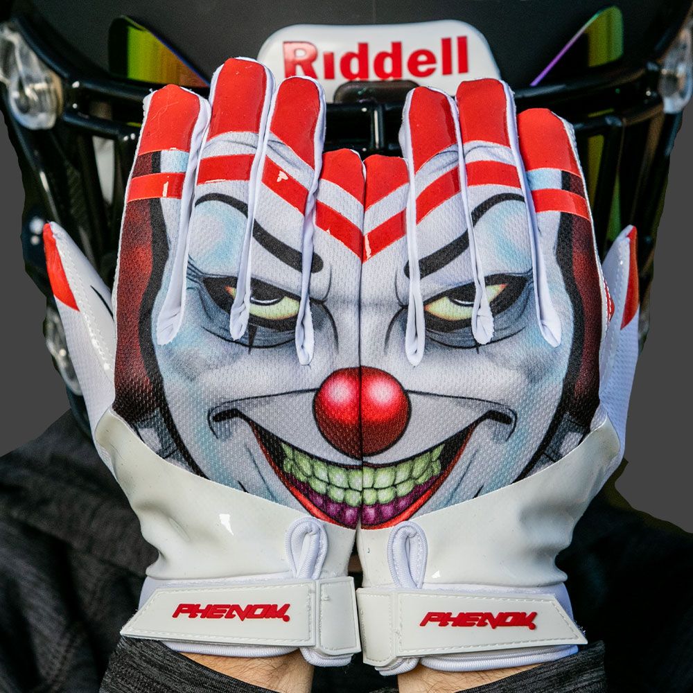 clown helmet football Buy Phenom Elite Clown Football Gloves VPS3 at Modells.com/football – Modell's Sporting Goods