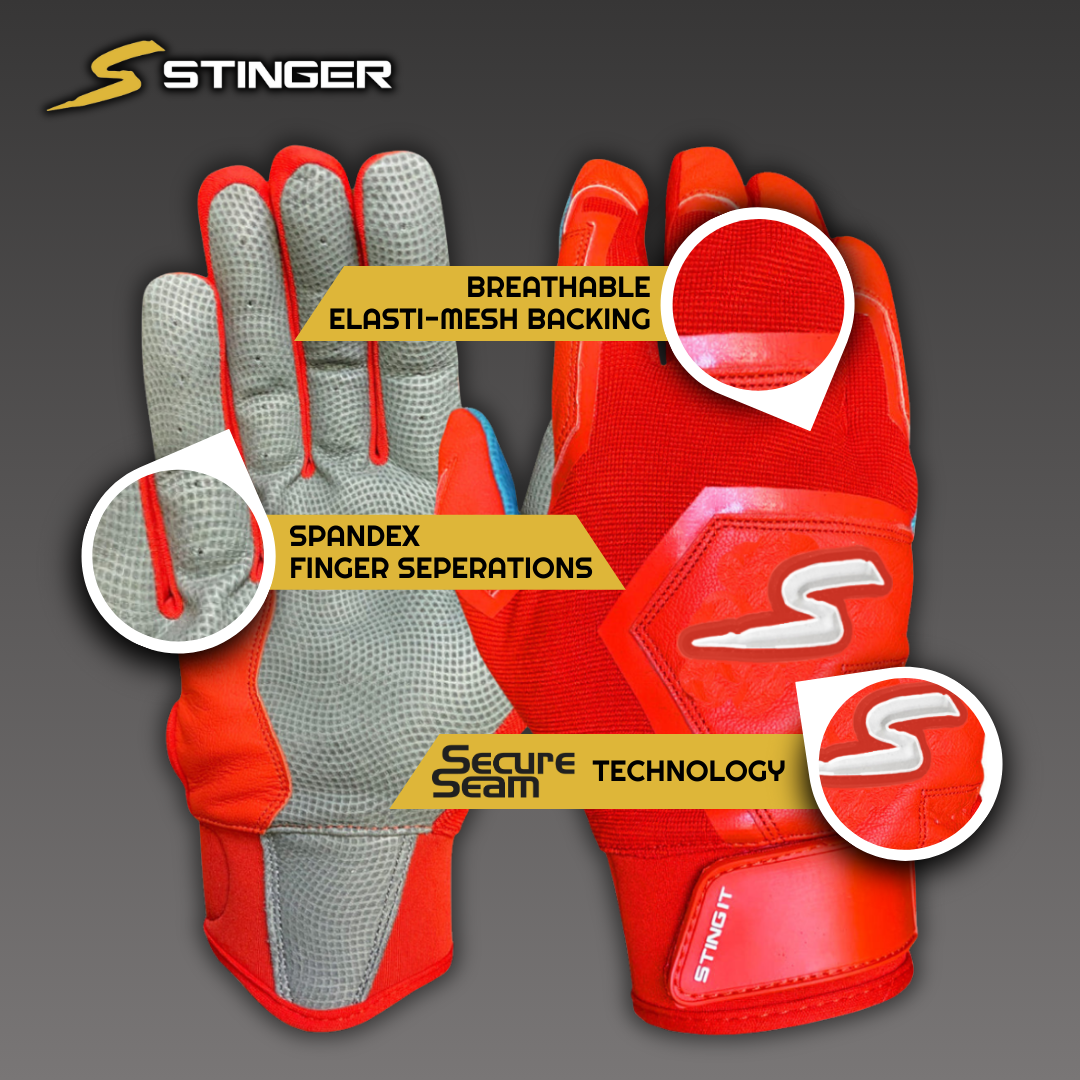 Color Crush Batting Gloves - Royal