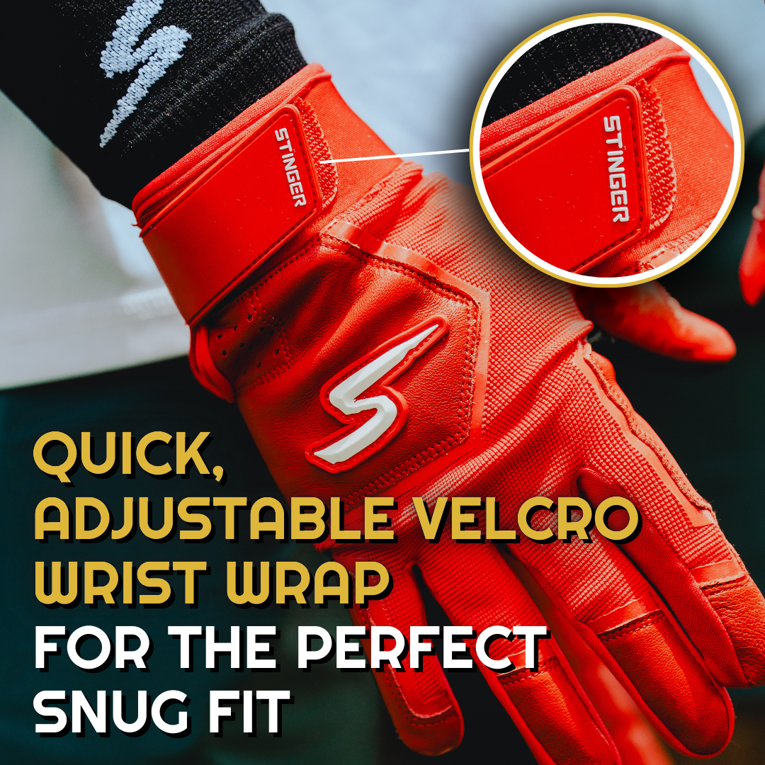 Color Crush Batting Gloves - Red