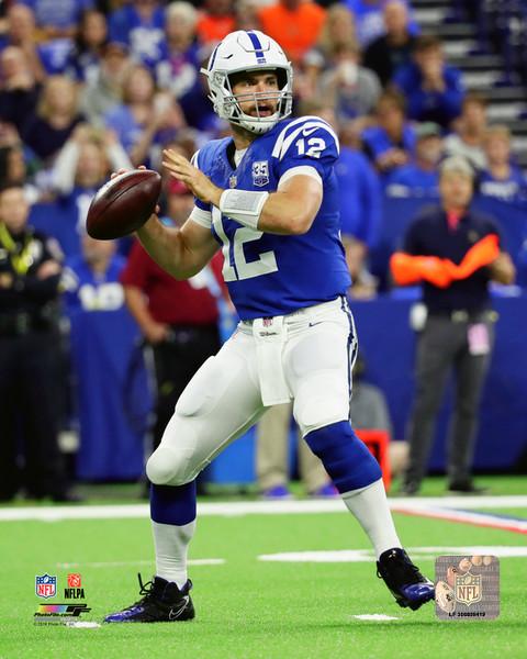 Andrew Luck in Action Indianapolis Colts 8" x 10" Football Photo