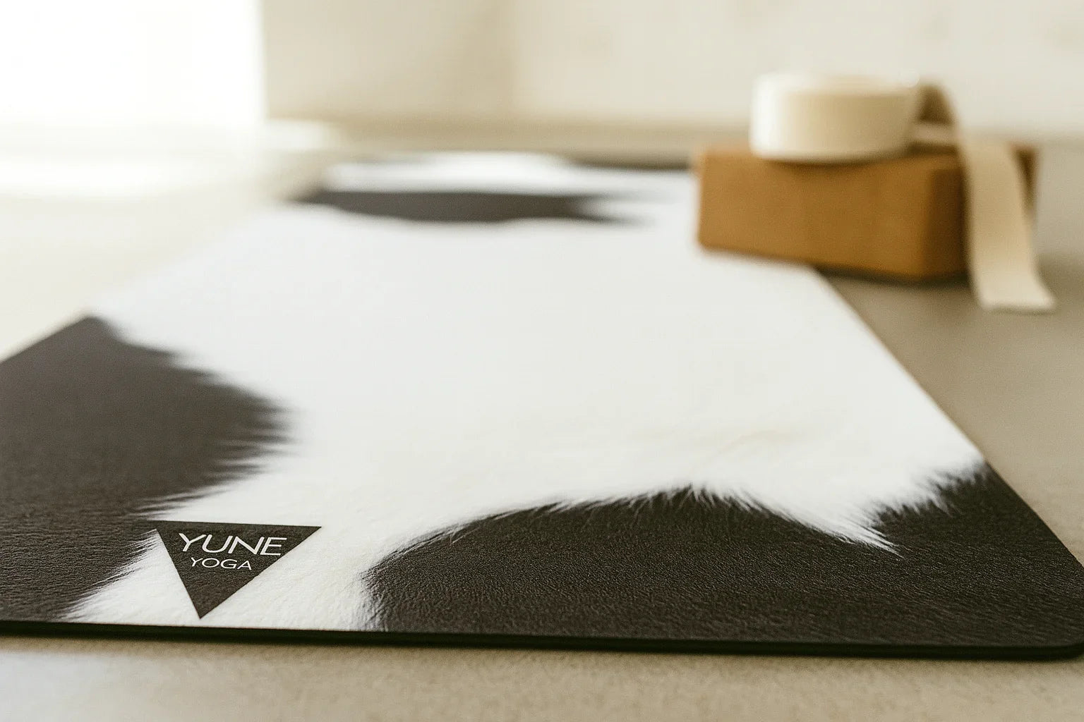 Cow Print Yoga Mat – Sustainable, Toxin-free & Stylish | Yune Yoga