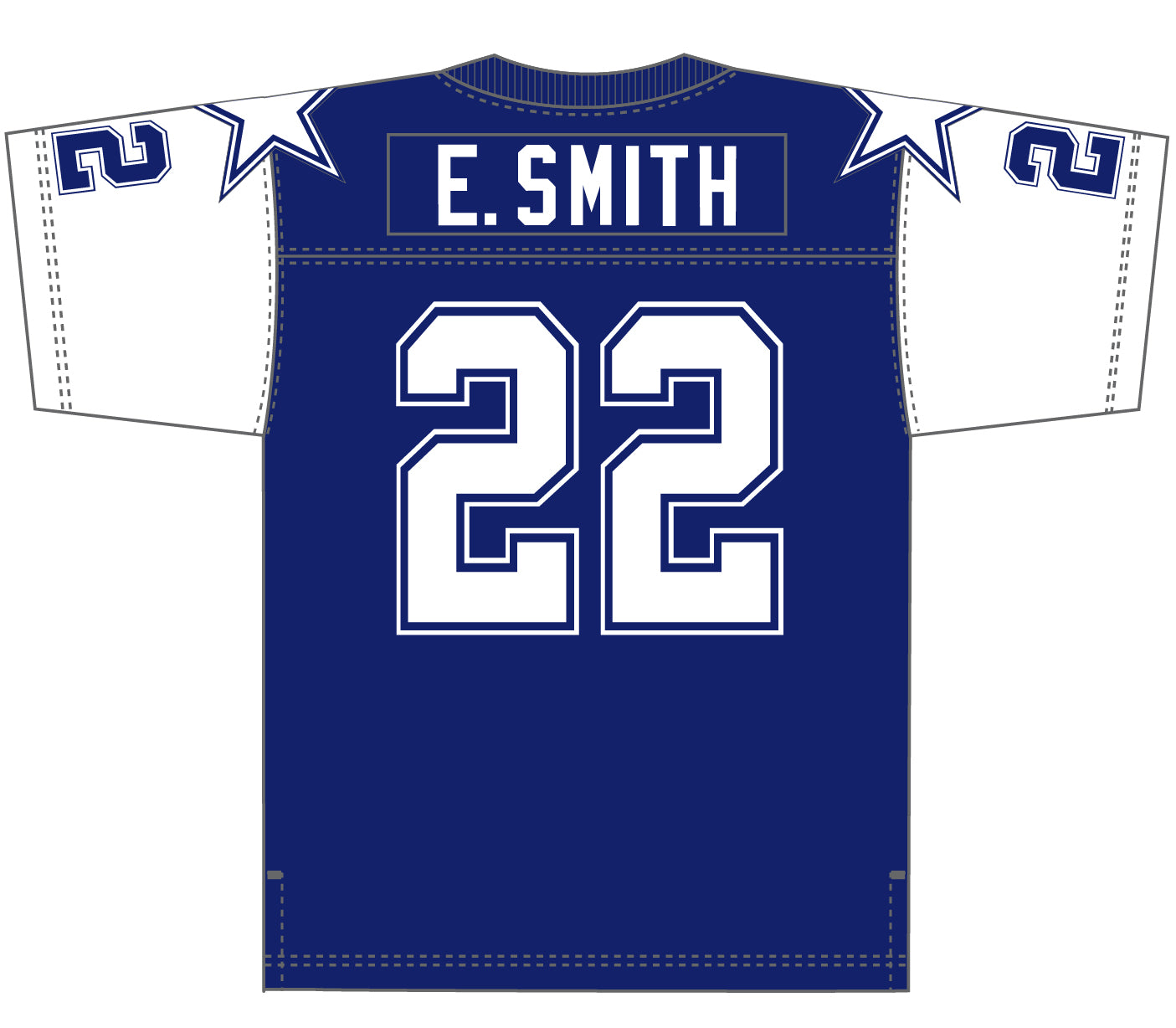 Dallas Cowboys Emmitt Smith Dark Jersey