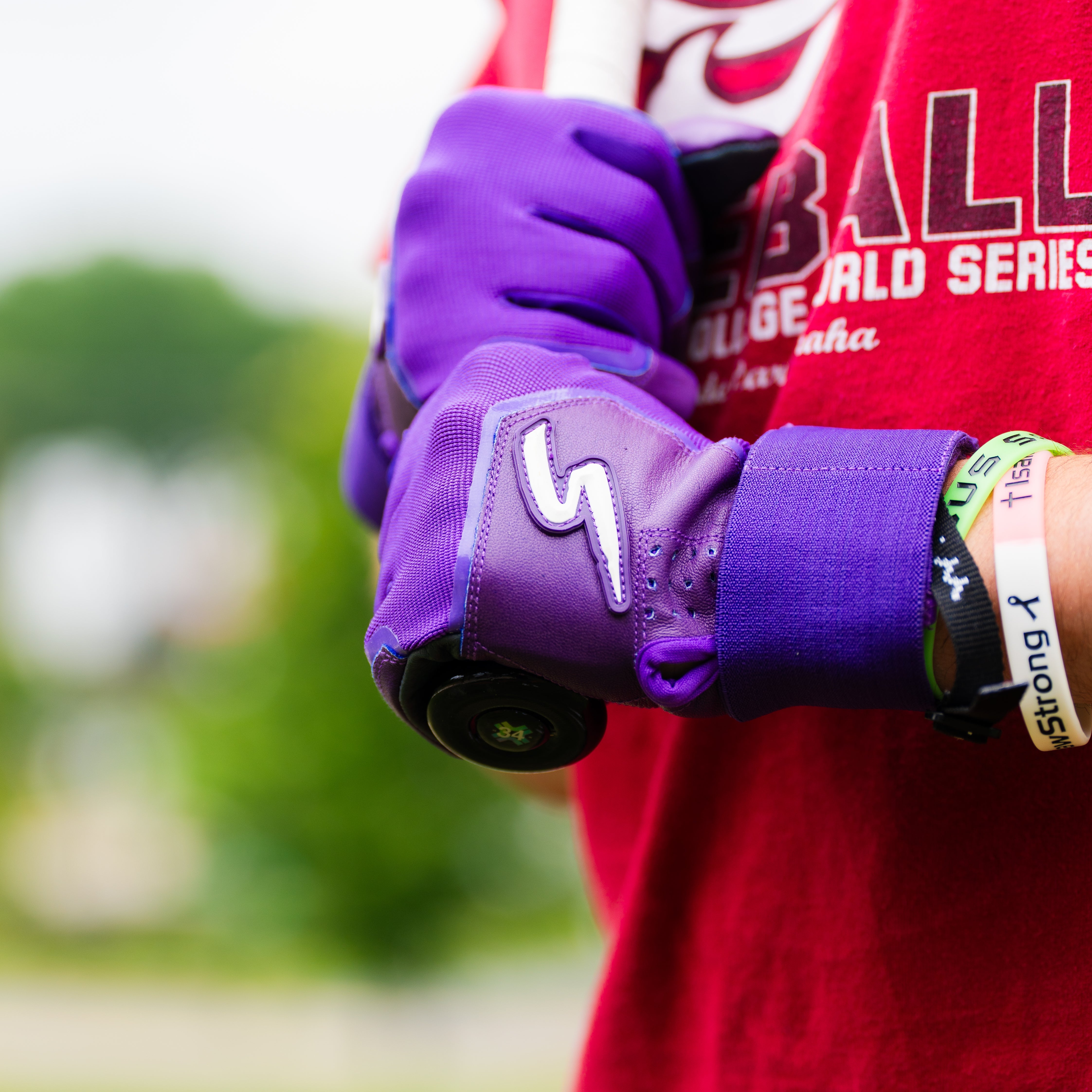 Winder Series Batting Gloves - Purple