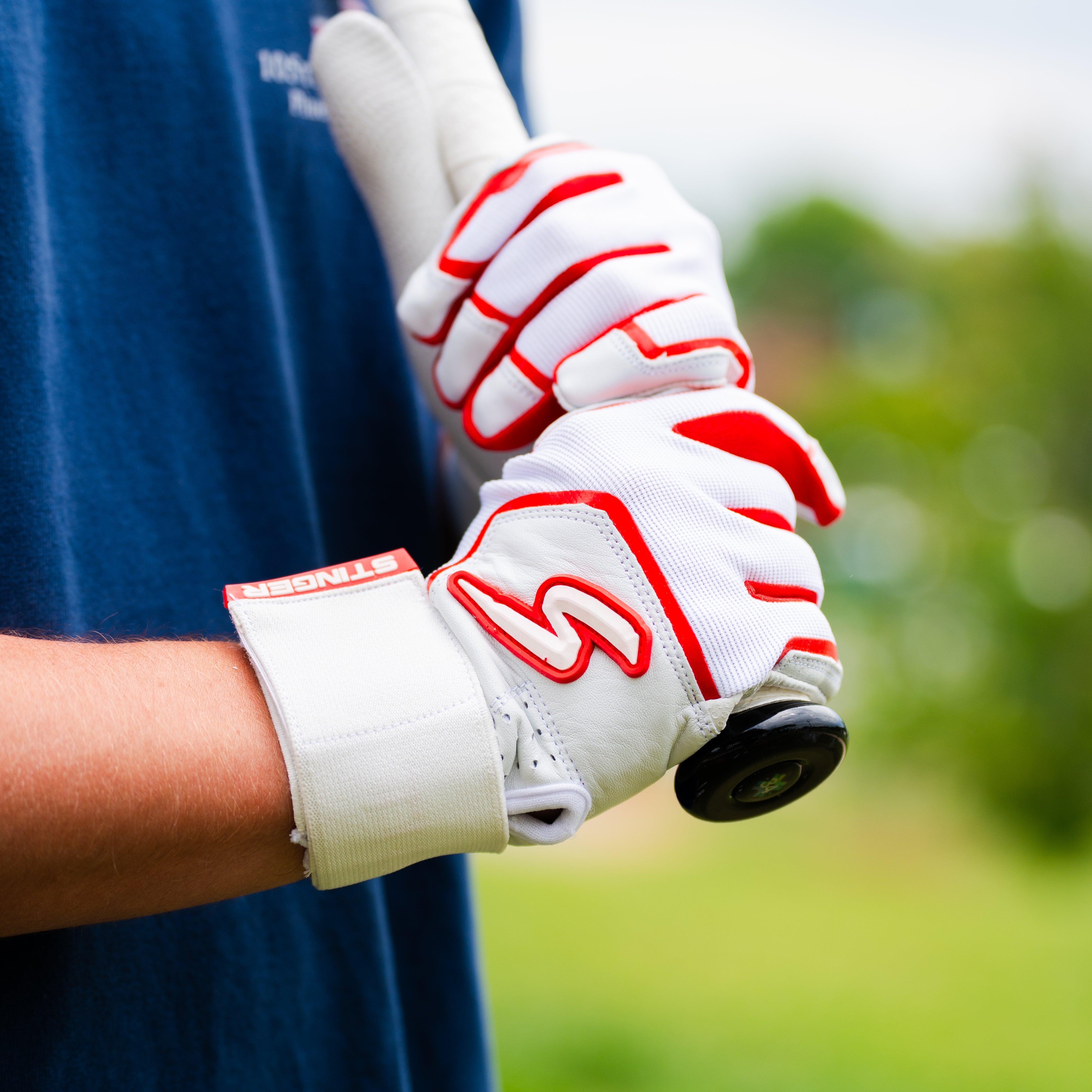 Winder Series Batting Gloves - Red & White