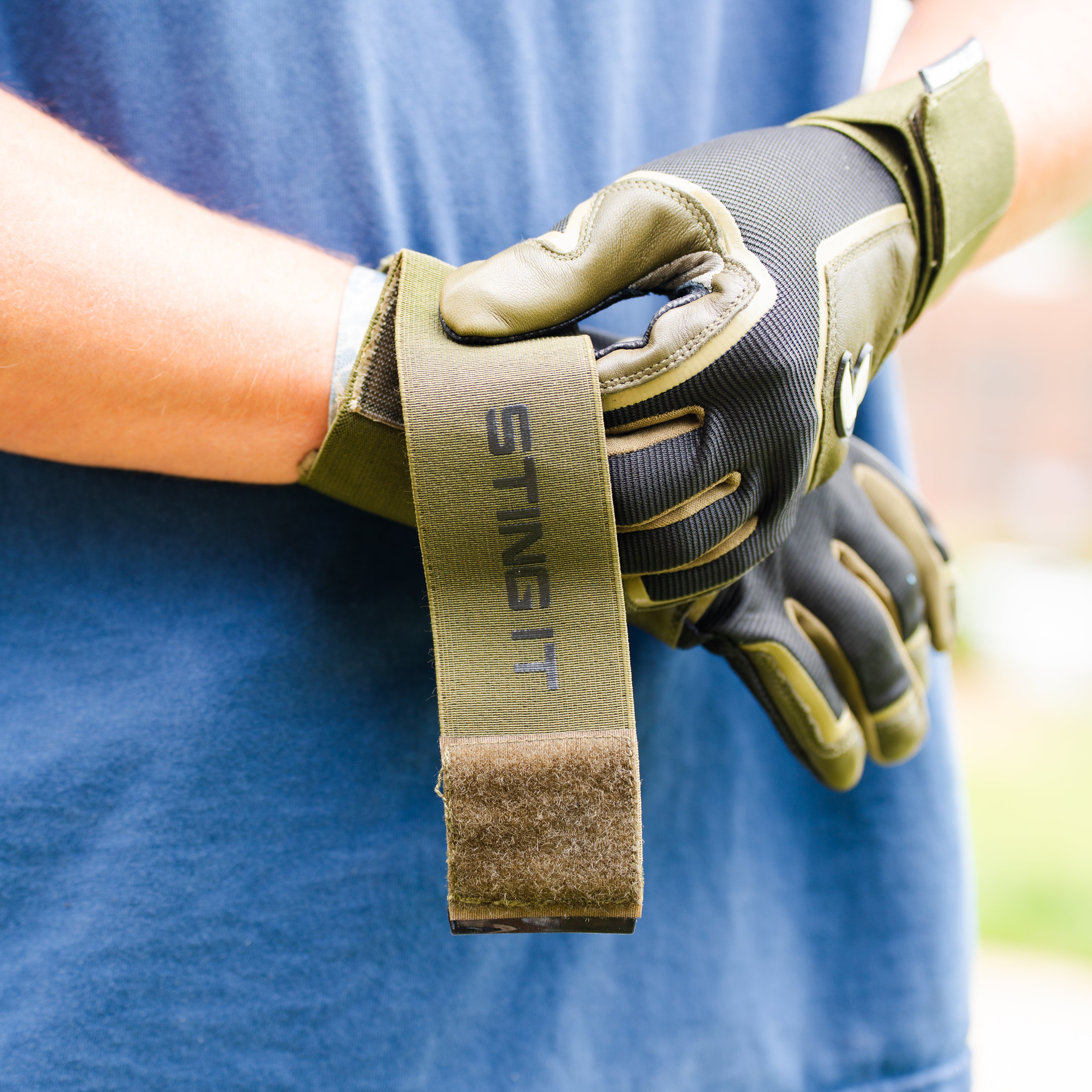 Winder Series Batting Gloves - Military Green & Black