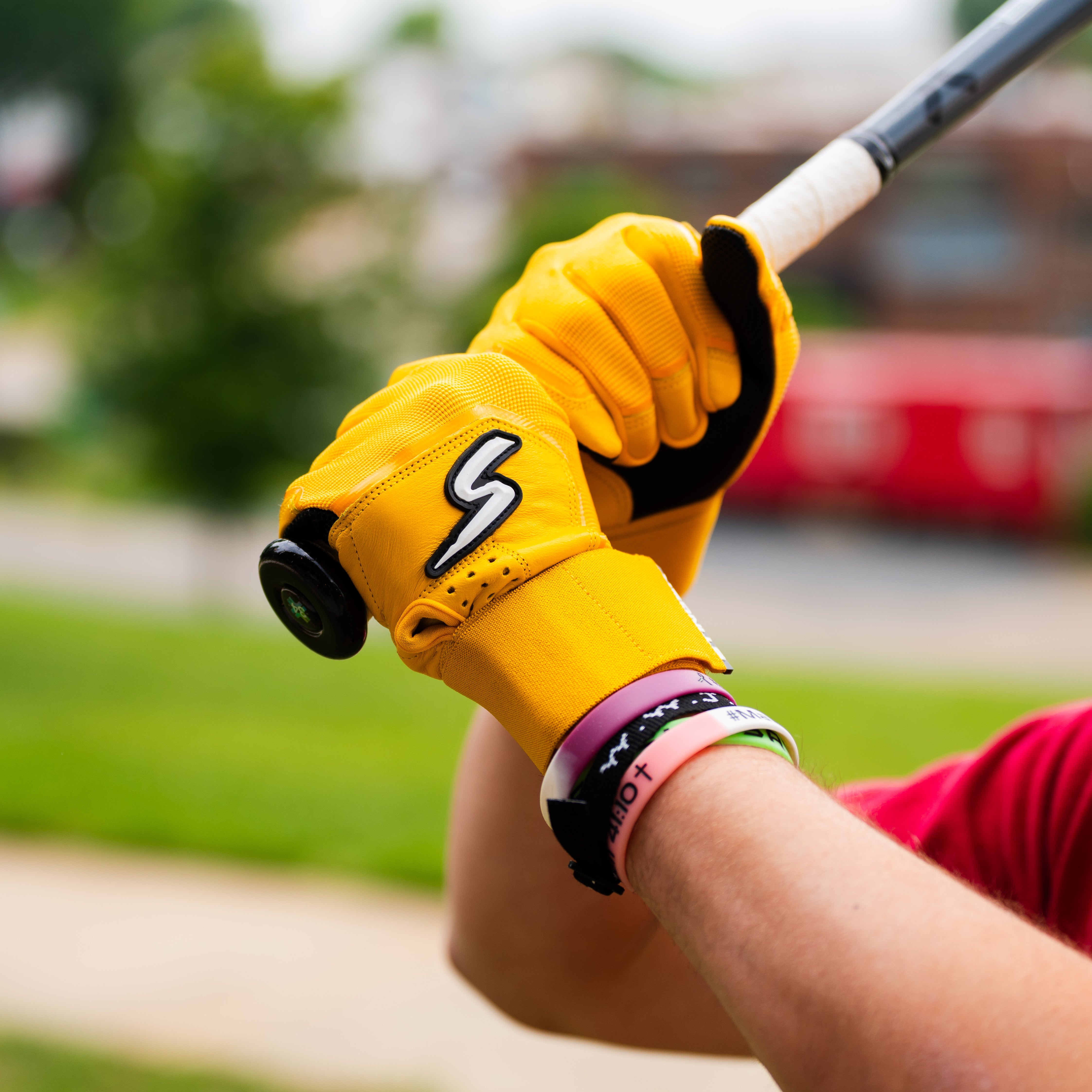 Winder Series Batting Gloves - Athletic Gold