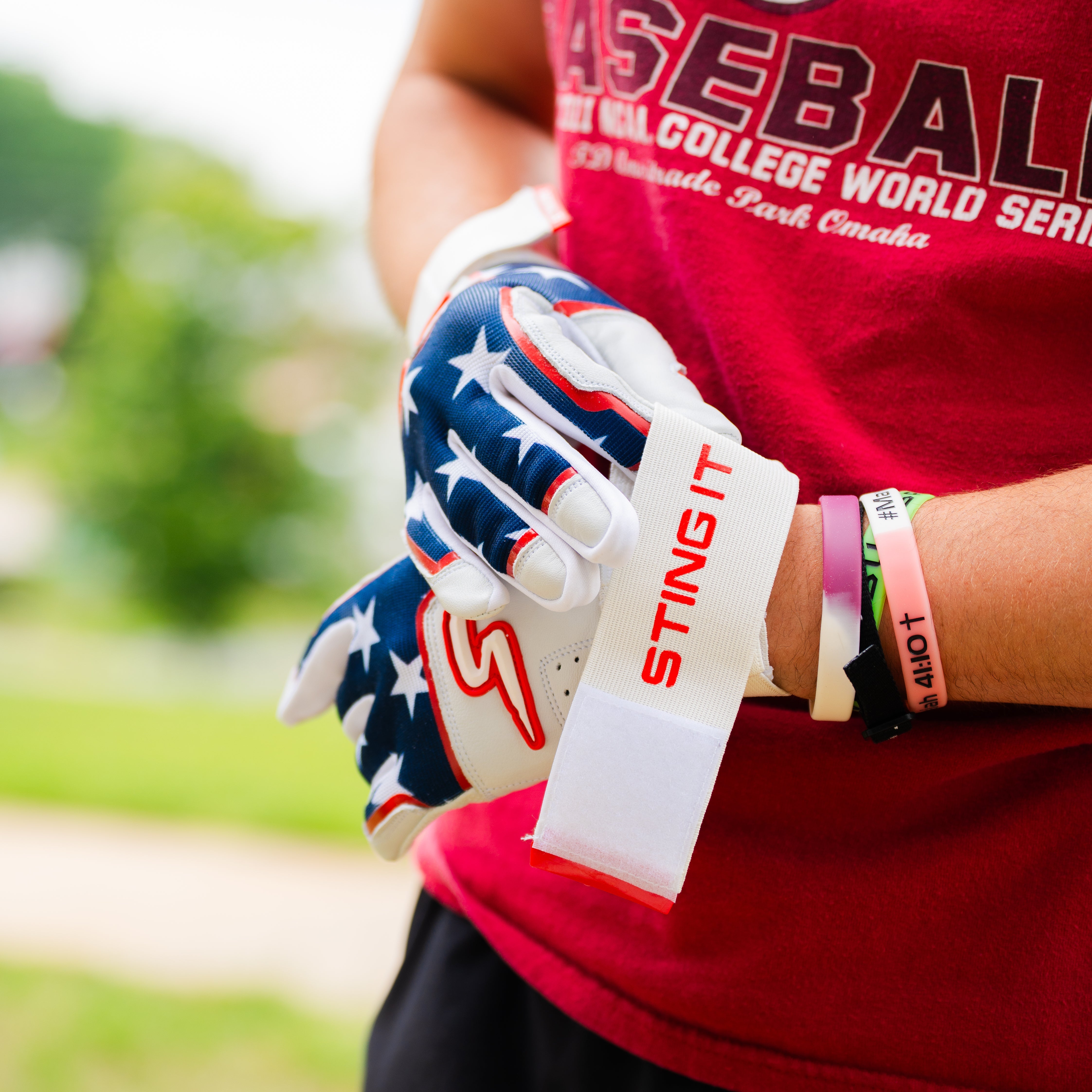 Winder Series Batting Gloves - 'merica Usa