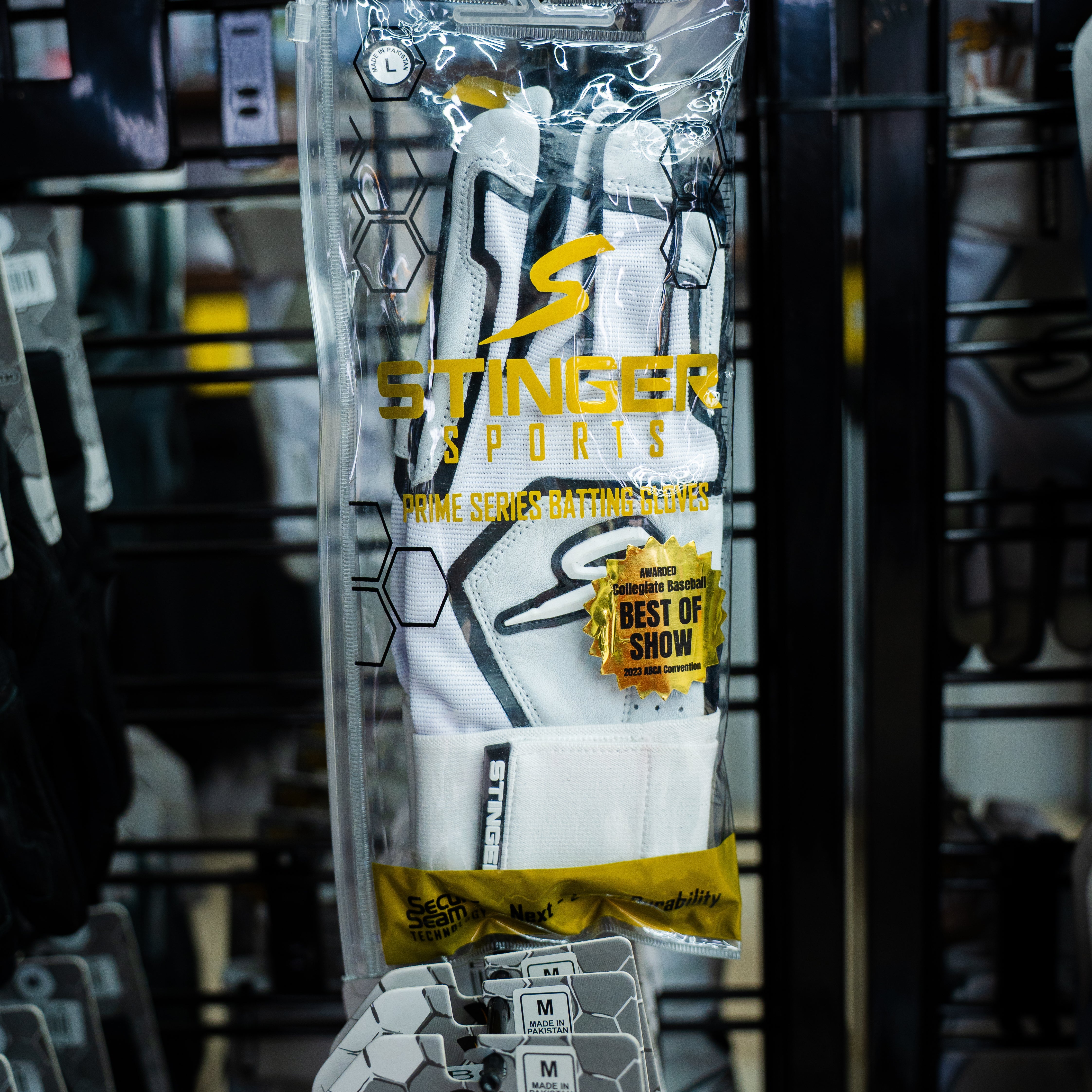 Winder Series Batting Gloves - Black & White