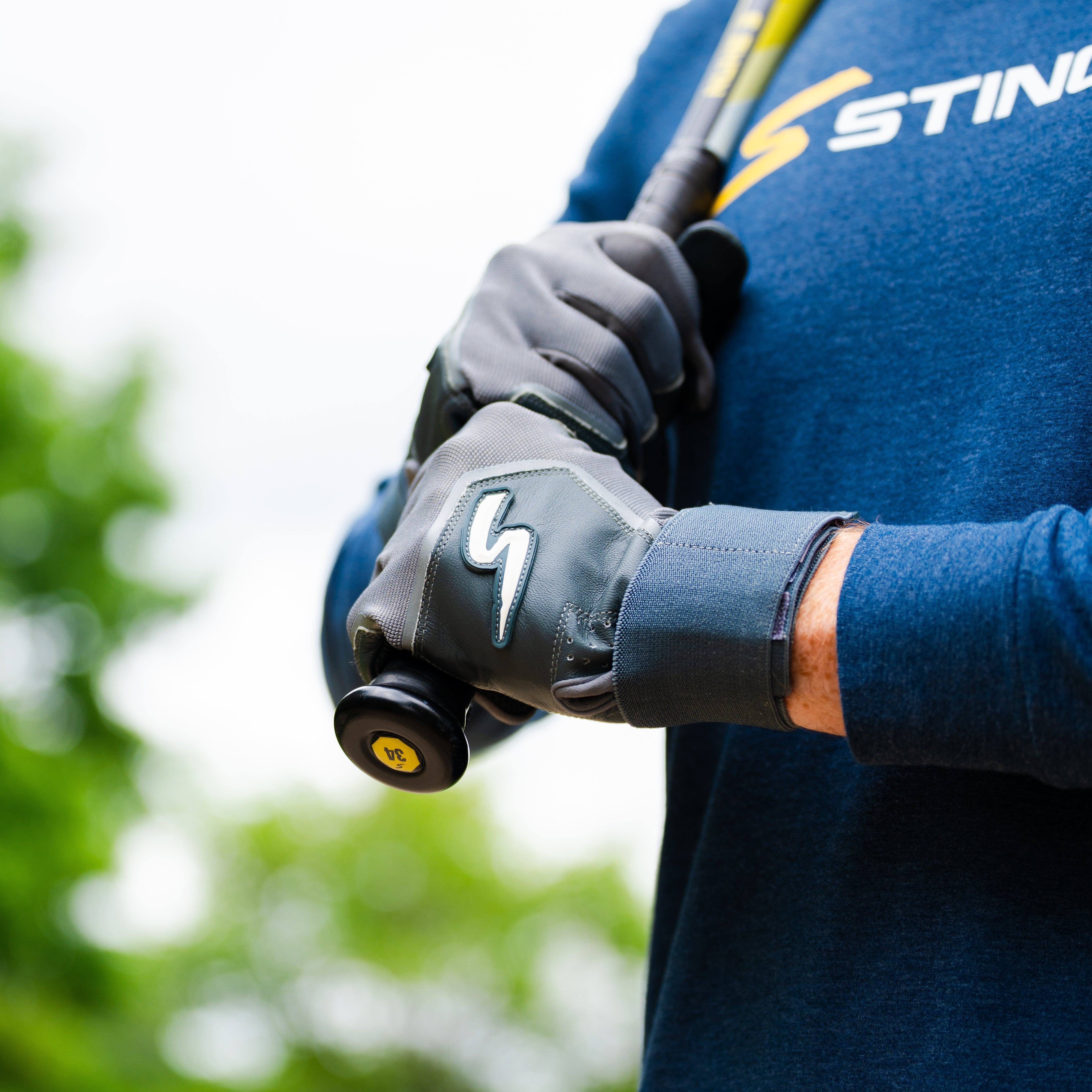 Winder Series Batting Gloves - Smoke Gray