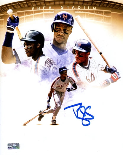 Darryl Strawberry Autographed New York Mets (Collage) 8x10 Photo
