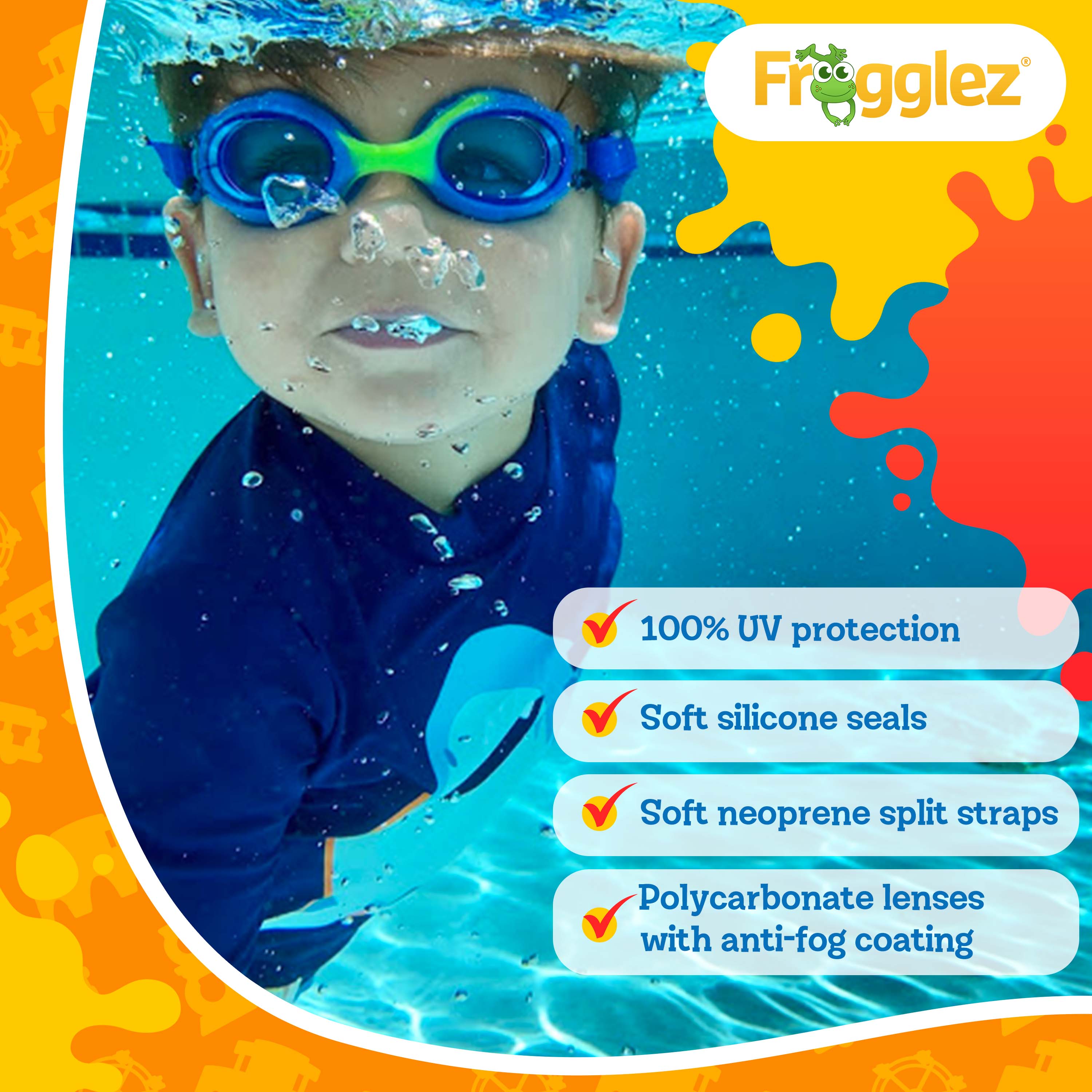 Daniel Tiger Kids Swim Goggles
