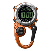 Digital Clip Watch in Orange