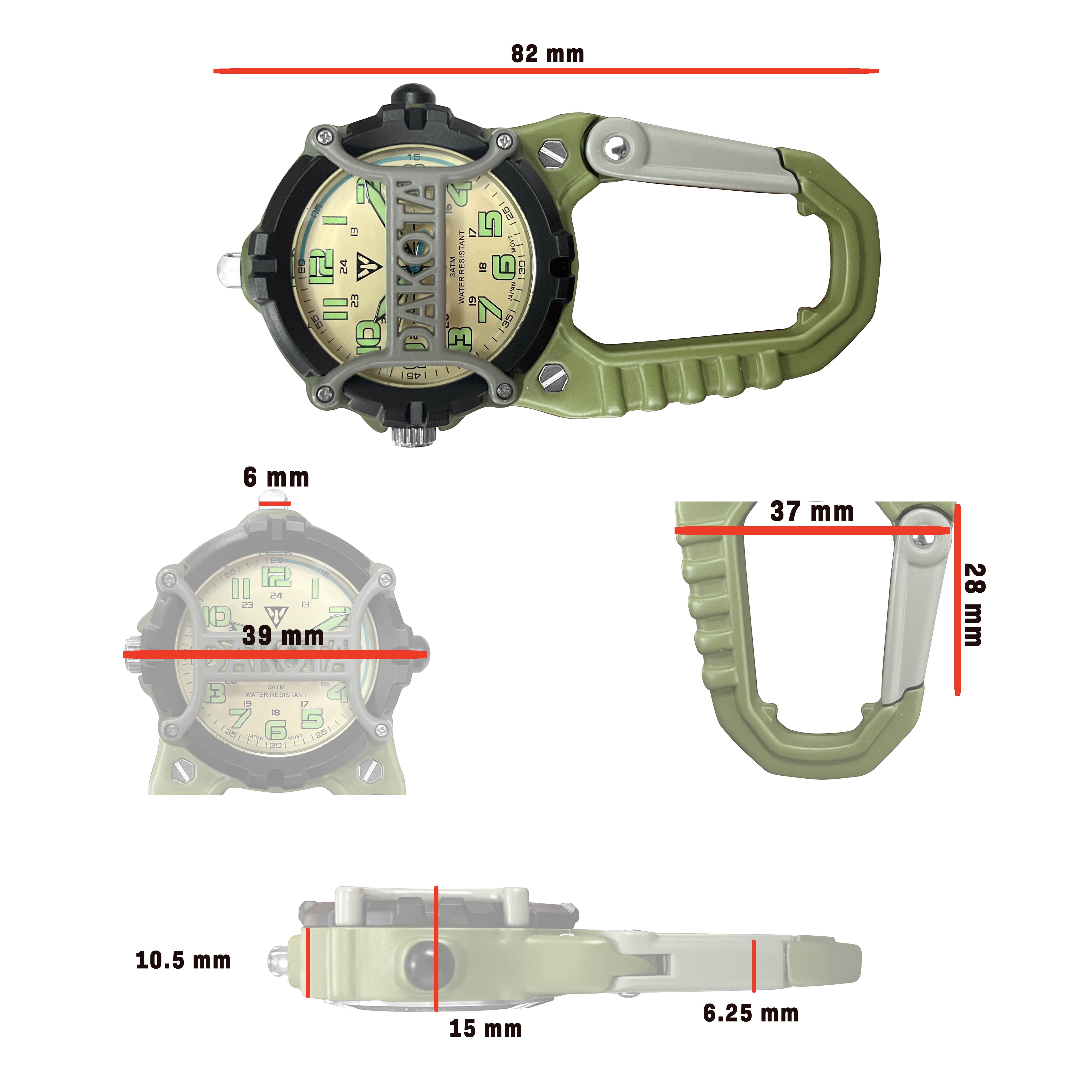 Analog Camouflage Cage Clip