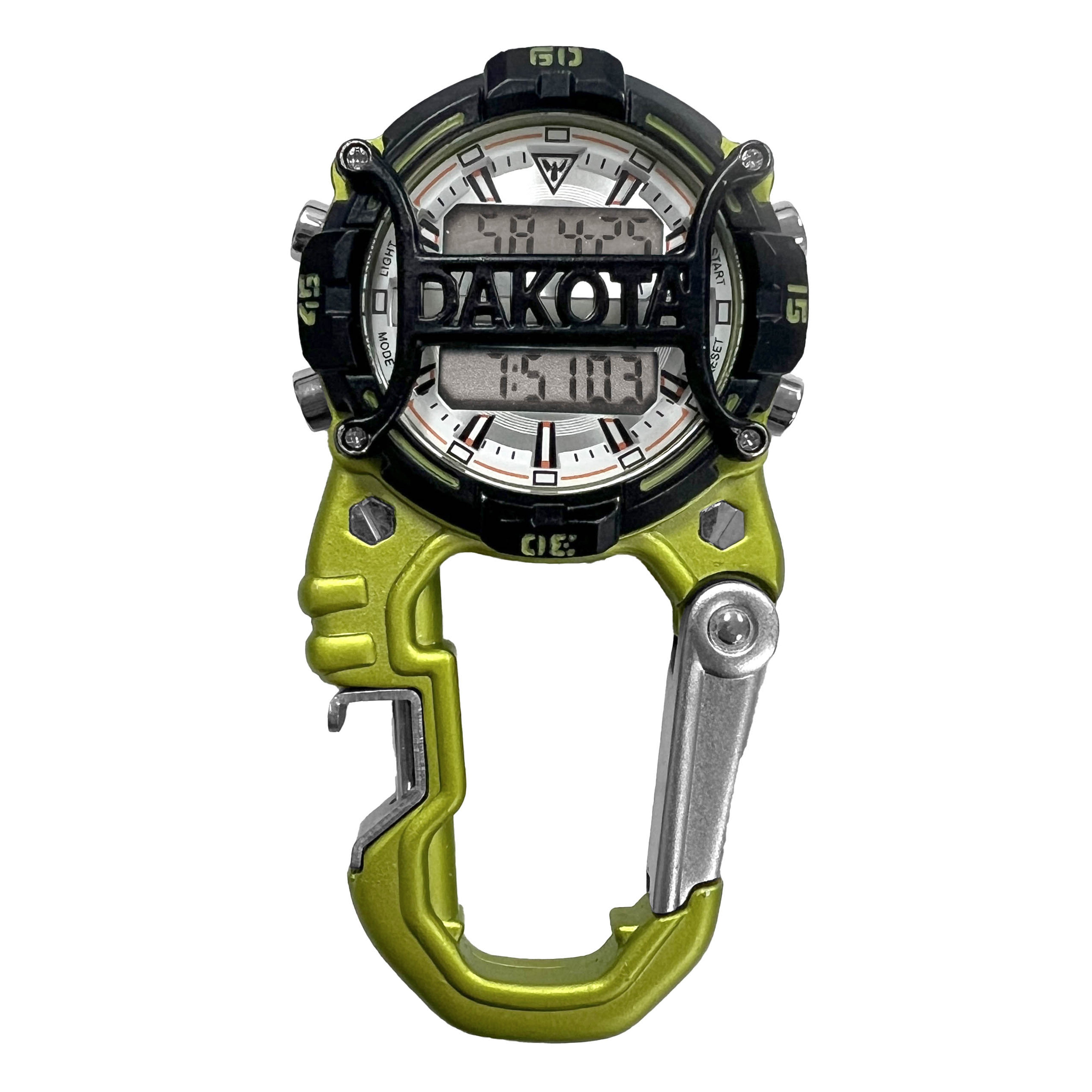 Cage Clip Bottle Opener Watch in Lime Green