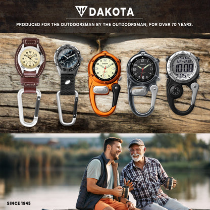 Analog Digital Military Clip Watch