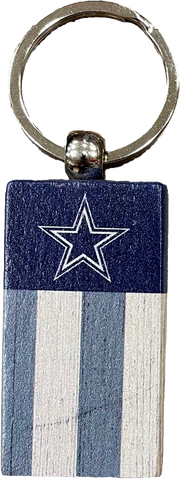 Dallas Cowboys Rectangle Flag Keychain