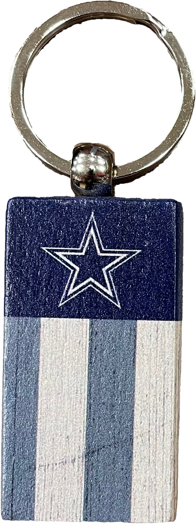 Dallas Cowboys Rectangle Flag Keychain