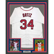 Autographed Boston Red Sox David Ortiz White Baseball Jersey