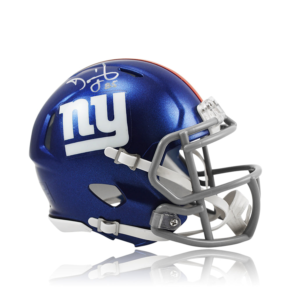 Autographed David Tyree New York Giants NFL Football Mini-Helmet