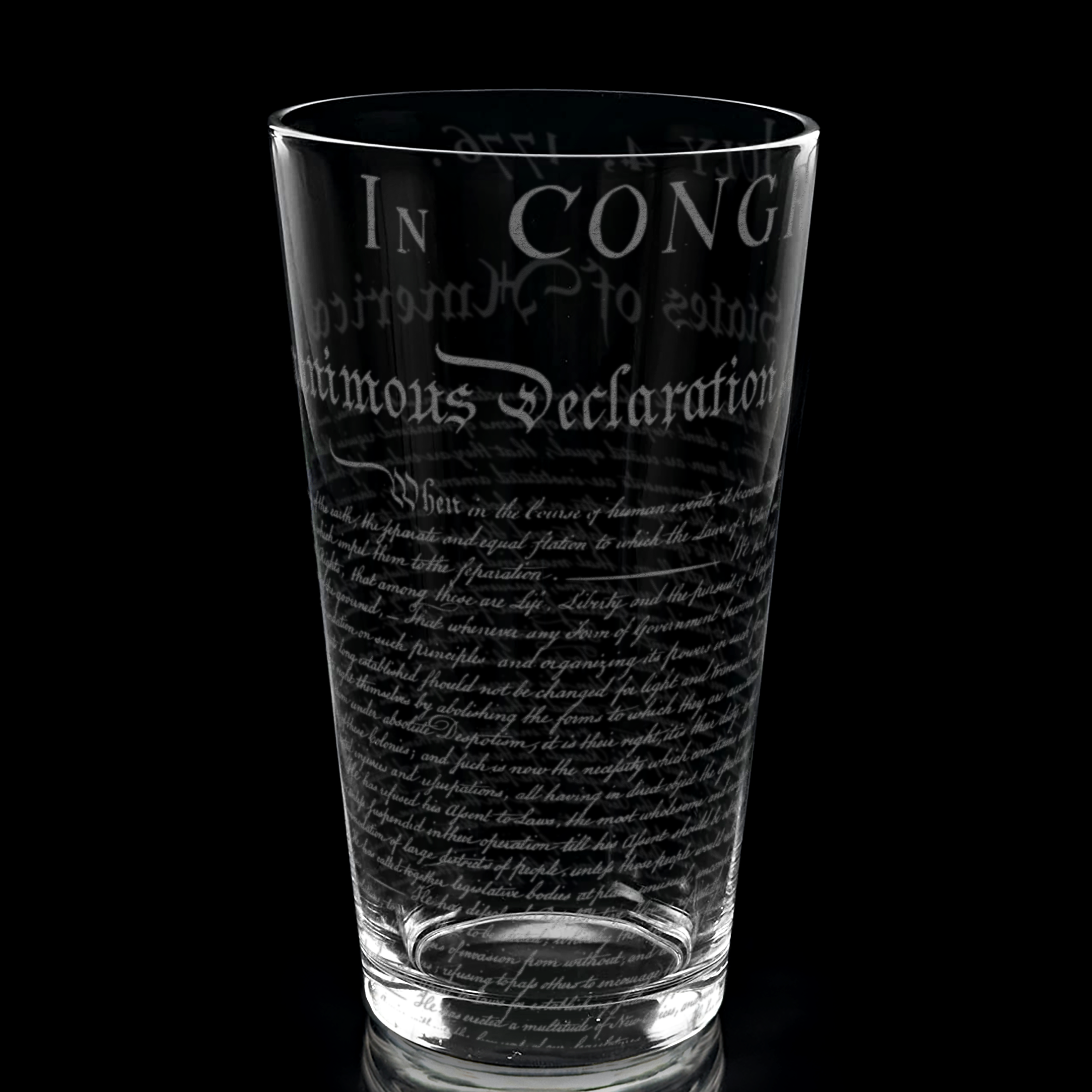 Declaration of Independence Pint Glass