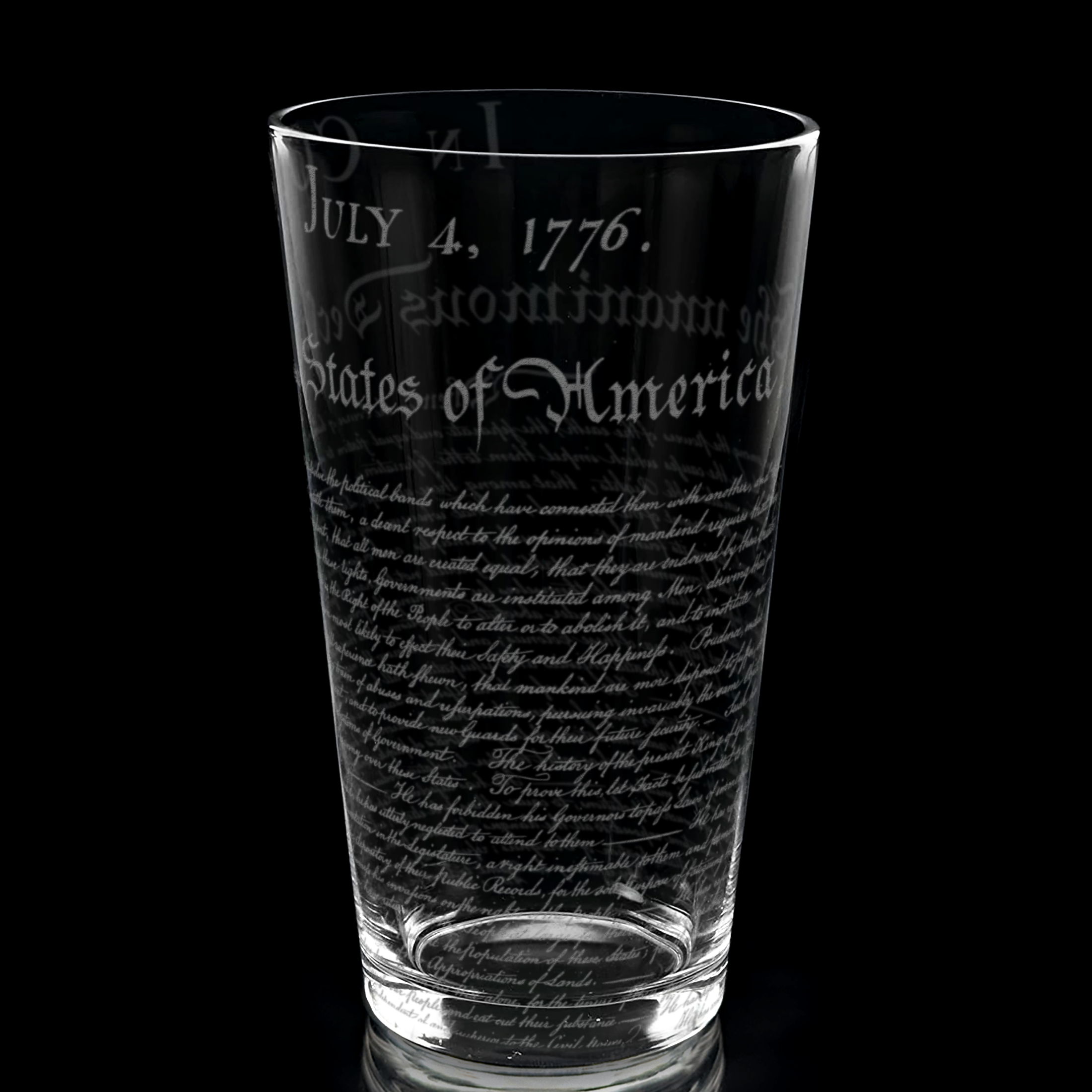 Declaration of Independence Pint Glass