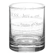 Declaration of Independence Whiskey Glass