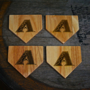 Arizona Diamondbacks "A" Dugout Mug® | Wood Coaster