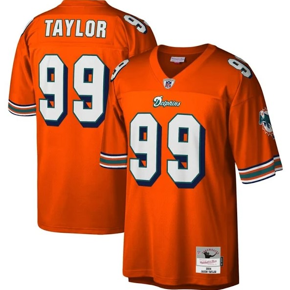 Jason Taylor Miami Dolphins Mitchell & Ness 2004 Legacy Jersey
